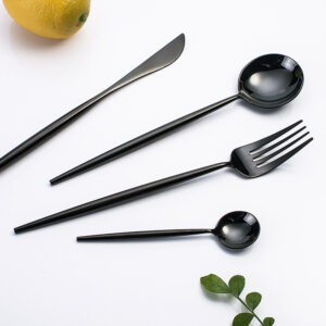 Black Stainless Cutlery Factory | Premium Supplier for Restaurants & Catering