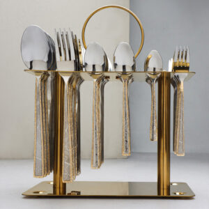 high end mirror finishing stainless steel cutlery rack
